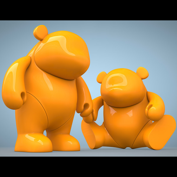 3d vinyl yoka model - YOKA by Tomas Sinkunas